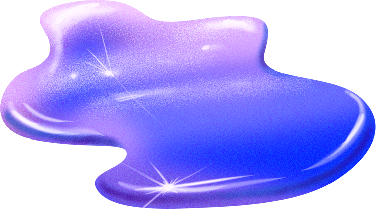 Gradient Glossy Buildable Surrealist Puddle